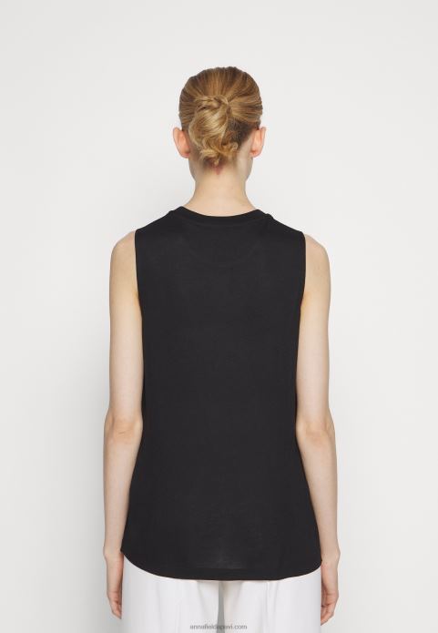 sievietes blūze melna/balta 2LHT504 Anna Field