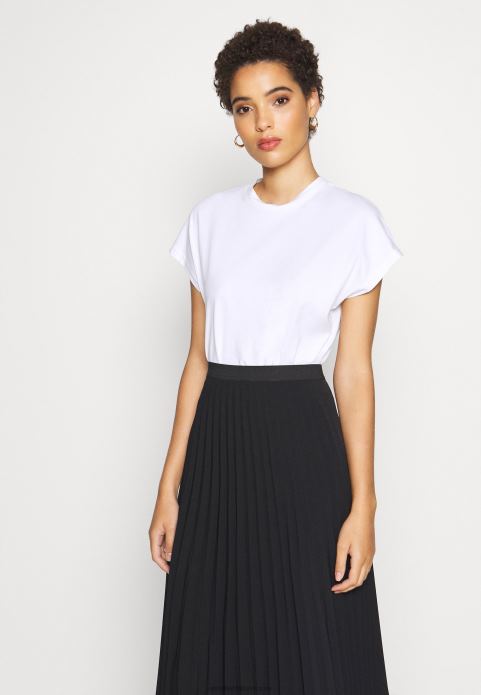 sievietes pamata t-krekls balts 2LHT246 Anna Field