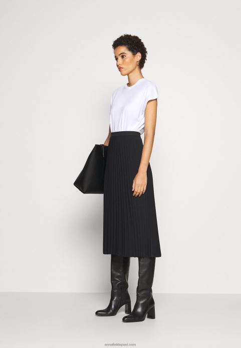 sievietes pamata t-krekls balts 2LHT246 Anna Field