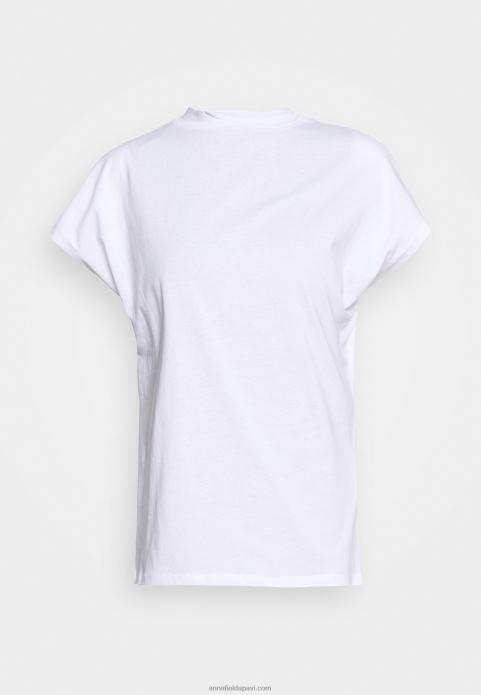 sievietes pamata t-krekls balts 2LHT246 Anna Field