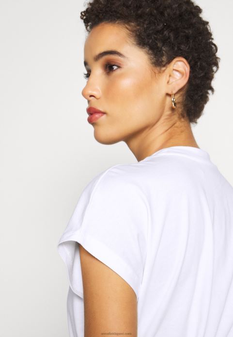 sievietes pamata t-krekls balts 2LHT246 Anna Field