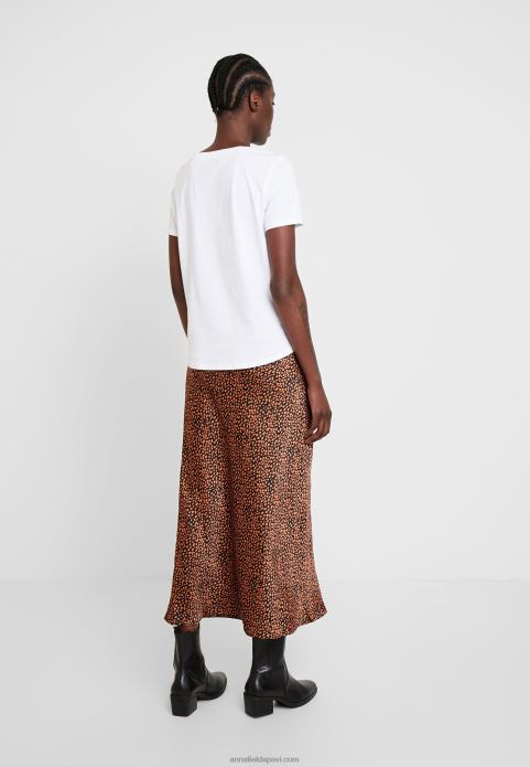 sievietes pamata t-krekls balts 2LHT247 Anna Field