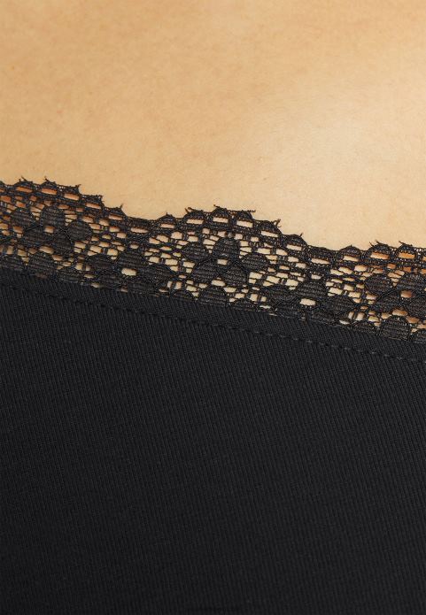 sievietes pamata t-krekls melns 2LHT288 Anna Field