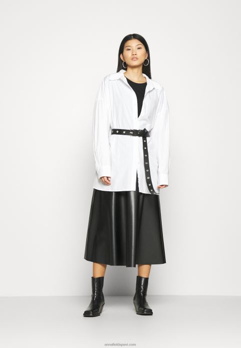 sievietes pamata t-krekls melns 2LHT314 Anna Field