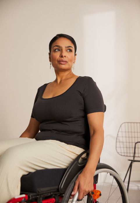 sievietes pamata t-krekls melns 2LHT374 Anna Field