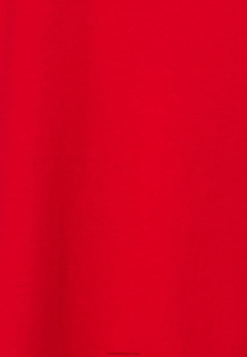 sievietes pamata t-krekls sarkans 2LHT337 Anna Field