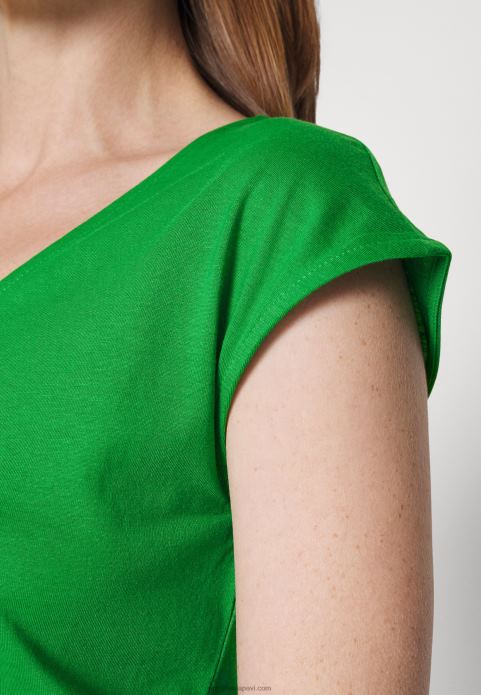 sievietes pamata t-krekls zaļš 2LHT296 Anna Field