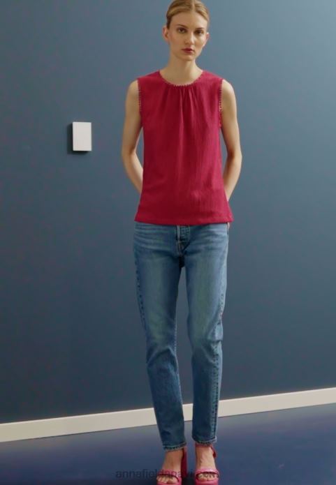 sievietes top rozā 2LHT413 Anna Field