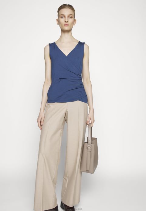 sievietes top tumši zils 2LHT441 Anna Field