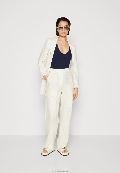 sievietes top tumši zils 2LHT456 Anna Field