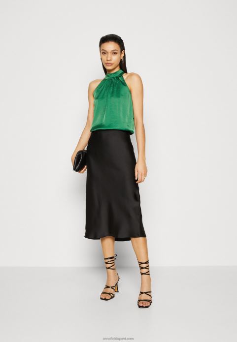 sievietes top zaļš 2LHT394 Anna Field