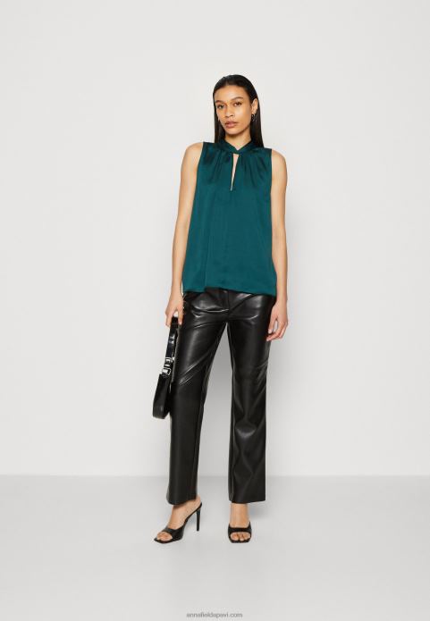 sievietes top zaļš 2LHT433 Anna Field