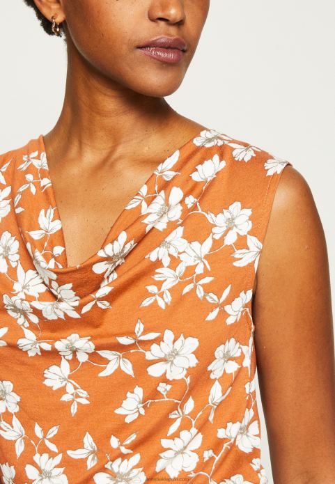 sievietes virspuse brūna/balta 2LHT435 Anna Field