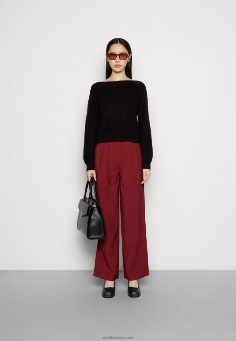 sievietes džemperis melns 2LHT834 Anna Field