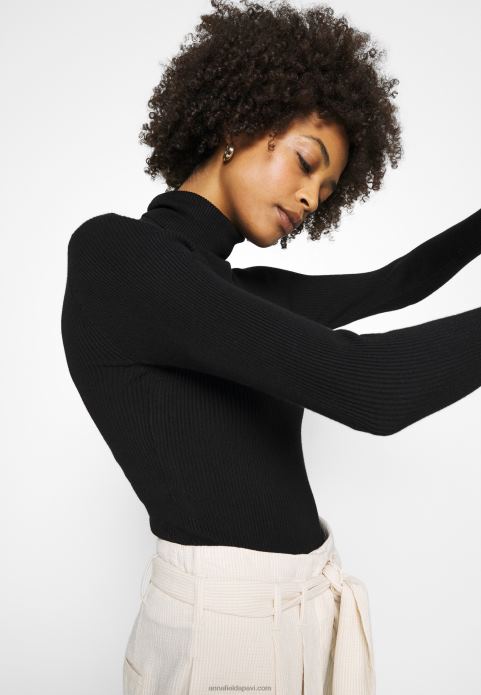 sievietes džemperis melns 2LHT835 Anna Field