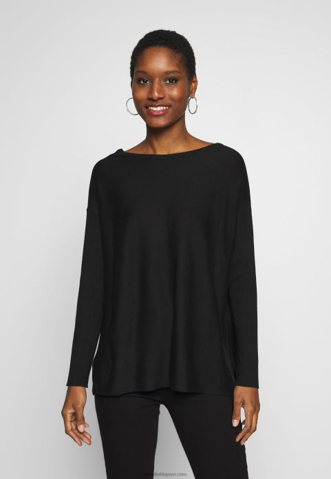 sievietes džemperis melns 2LHT841 Anna Field