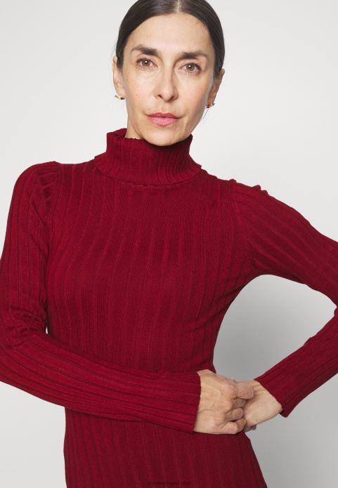 sievietes džemperis tumši sarkans 2LHT843 Anna Field