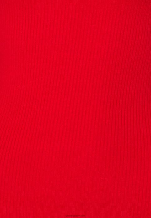 sievietes pogas detaļas džemperis sarkans 2LHT842 Anna Field