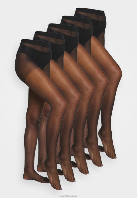 sievietes 5pp 15 den zeķubikses melnas 2LHT1097 Anna Field