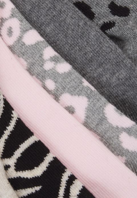 sievietes 8 paciņas zeķes melnas/pelēkas 2LHT1152 Anna Field