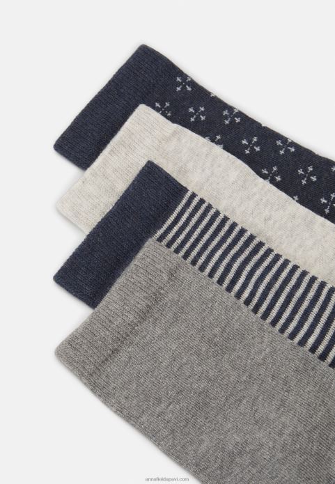 sievietes 8pack zeķes tumši zilas 2LHT1145 Anna Field