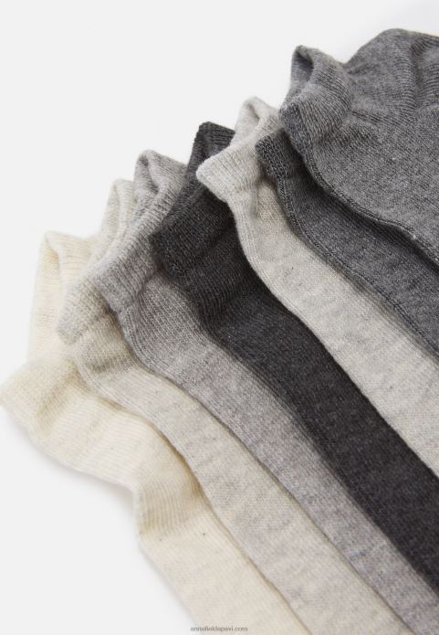 sievietes 8pp sneaker zeķes zeķes pelēkas 2LHT1131 Anna Field