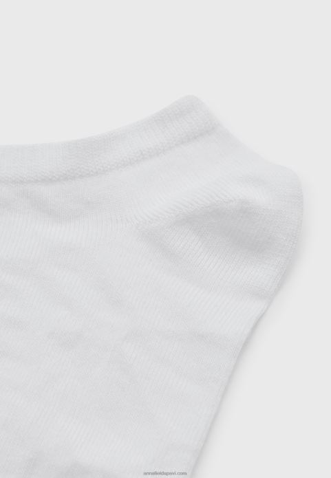 sievietes Baltas zeķes 8 iepakojumā 2LHT1117 Anna Field