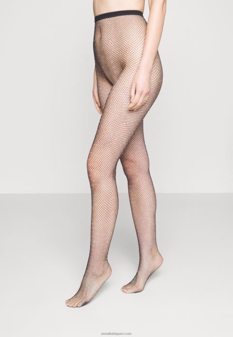 sievietes glitter zeķubikses 2 pack zeķubikses melnas 2LHT1112 Anna Field