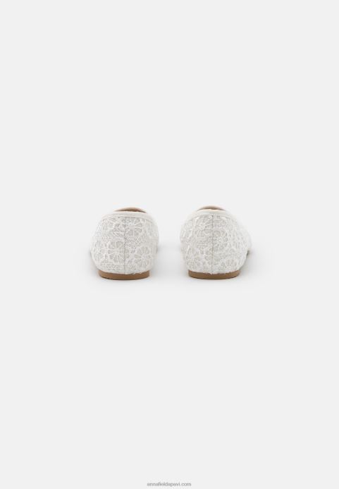 sievietes baleta pumpas baltas 2LHT2091 Anna Field