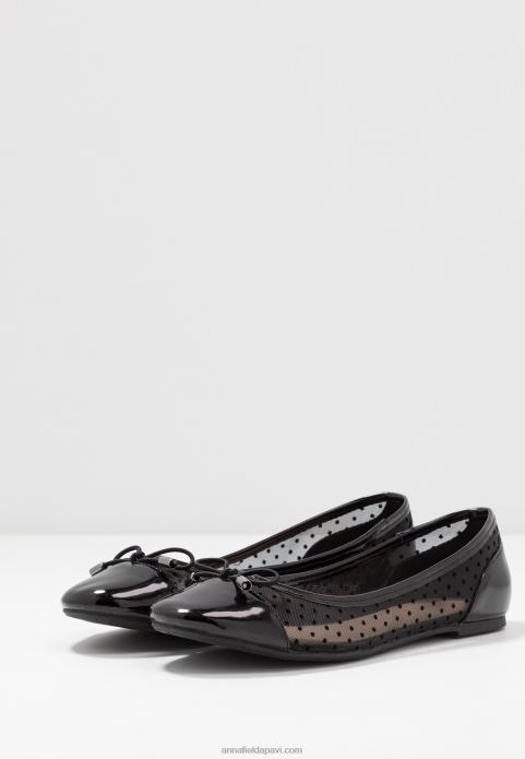 sievietes baleta pumpas melnas 2LHT2071 Anna Field