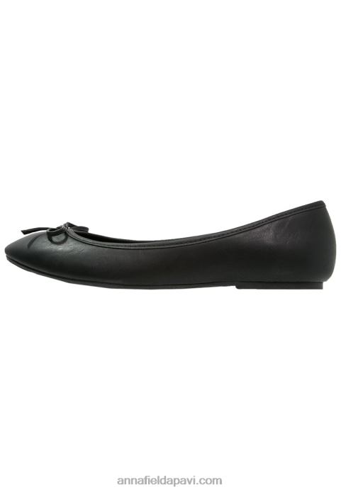sievietes baleta pumpas melnas 2LHT2075 Anna Field