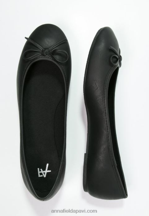 sievietes baleta pumpas melnas 2LHT2075 Anna Field