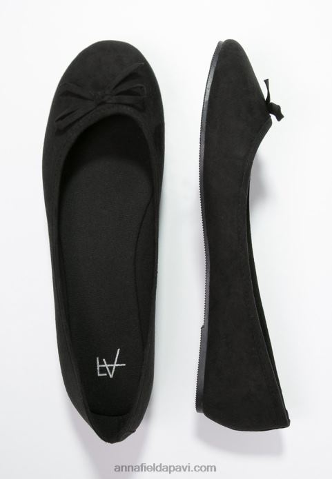 sievietes baleta pumpas melnas 2LHT2076 Anna Field