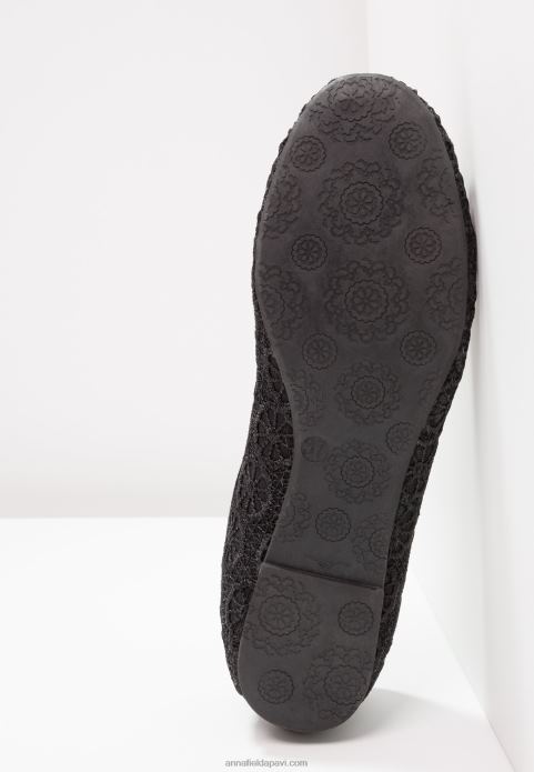 sievietes baleta pumpas melnas 2LHT2079 Anna Field