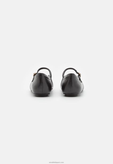 sievietes baleta pumpas melnas 2LHT2124 Anna Field