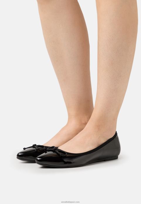 sievietes baleta pumpas melnas 2LHT2140 Anna Field
