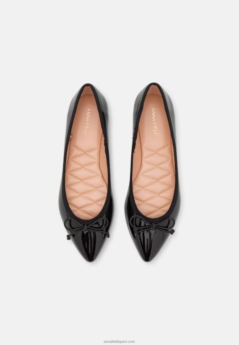 sievietes baleta pumpas melnas 2LHT2140 Anna Field