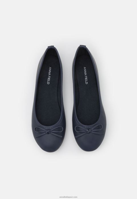 sievietes baleta pumpas tumši zilas 2LHT2067 Anna Field