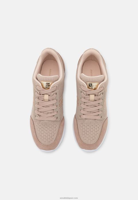 sievietes ādas mix trenažieri bēši 2LHT1215 Anna Field