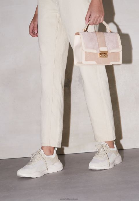 sievietes ādas trenažieri bēši 2LHT1175 Anna Field