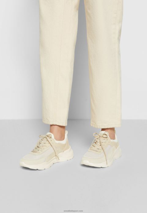 sievietes ādas trenažieri bēši 2LHT1175 Anna Field