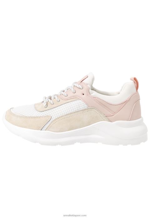sievietes ādas trenažieri balti 2LHT1219 Anna Field