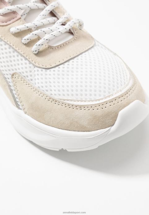 sievietes ādas trenažieri balti 2LHT1219 Anna Field