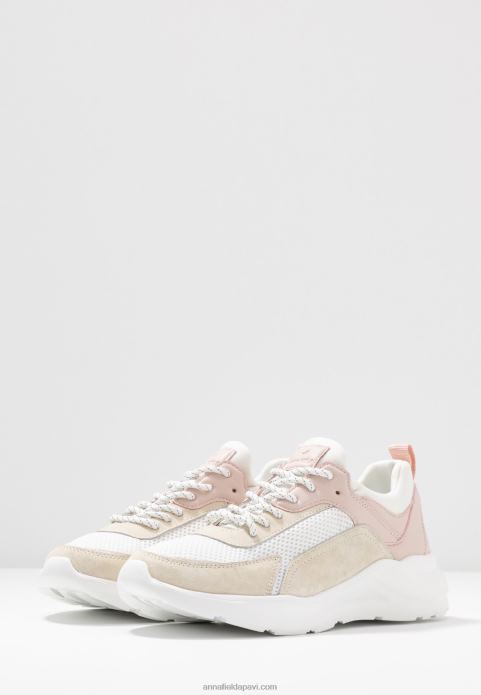 sievietes ādas trenažieri balti 2LHT1219 Anna Field