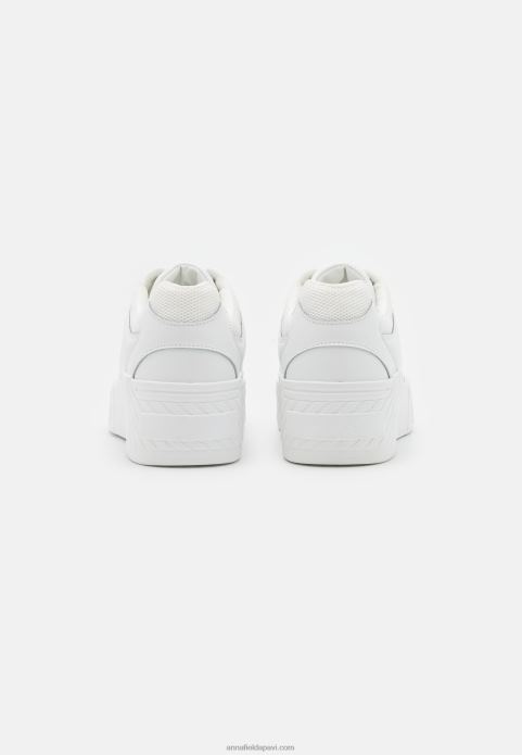 sievietes ādas trenažieri balti 2LHT1224 Anna Field