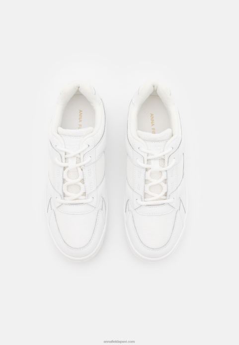 sievietes ādas trenažieri balti 2LHT1224 Anna Field