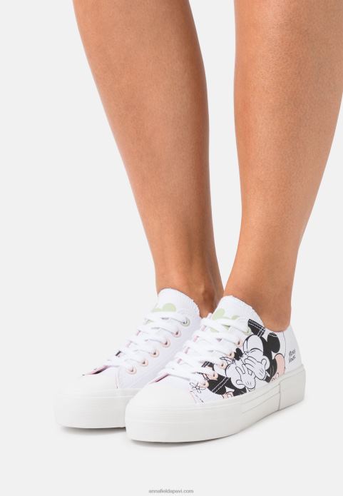 sievietes disney mikipeles mīlas trenažieri balti/melni 2LHT1174 Anna Field