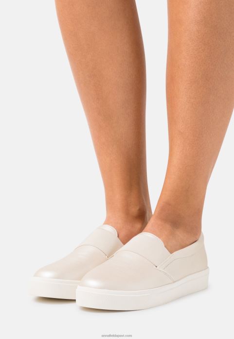 sievietes komforta slip-ons zelta krāsā 2LHT1163 Anna Field