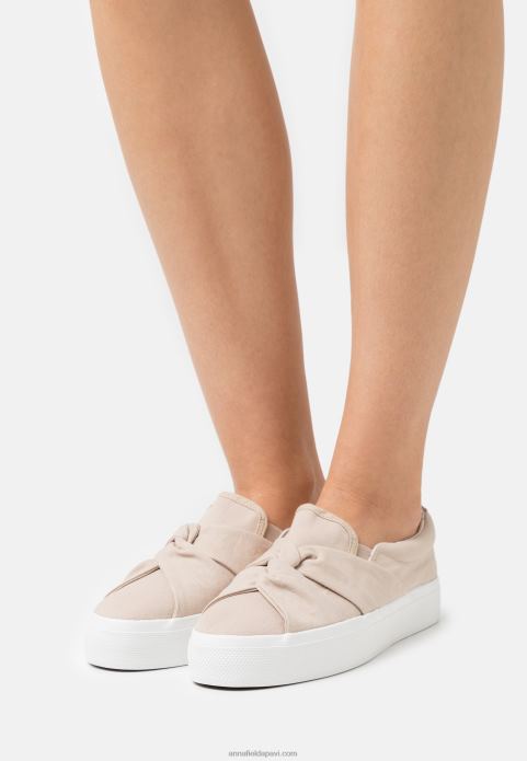 sievietes slip-ons bēšs 2LHT1187 Anna Field