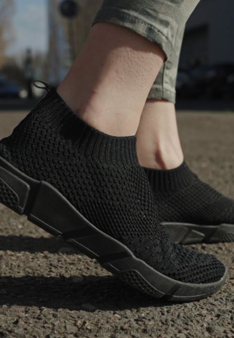 sievietes slip-ons melni 2LHT1166 Anna Field